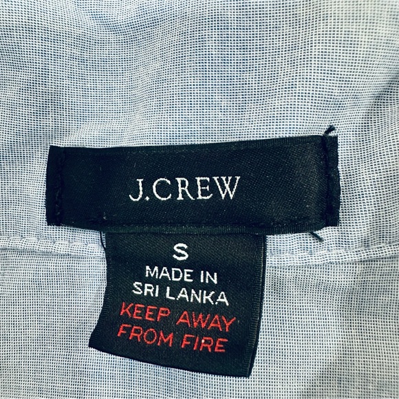 J.Crew End On End Women’s Cotton Blue  Short Sleeve Pajama Set Size S - Picture 8 of 13